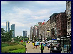 Skyline from the Loop, street level 08 - Grant Park, skyline and Michigan Ave